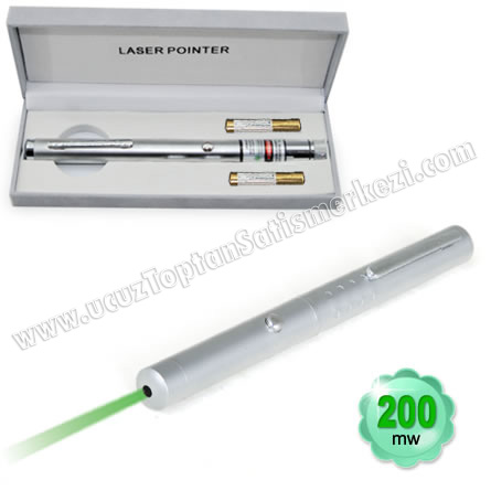 Toptan 200 Mw Yeşil Lazer Pointer Tek Başlıklı GLP7513-200