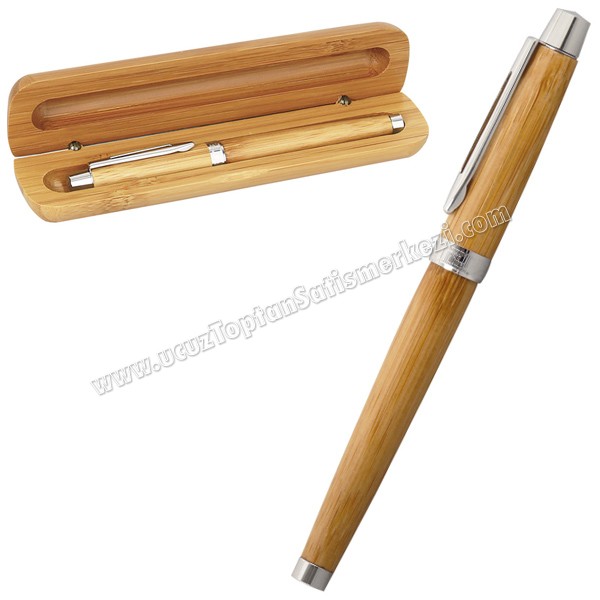 Toptan Ahşap Kutulu Roller Kalem AKL18149 Toptan Ahşap Kutulu Roller Kalem AKL18149