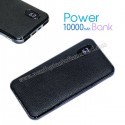 Toptan Deri PowerBank 10000 mAh - Dijital Göstergeli - 2 Çıkışlı APB3824