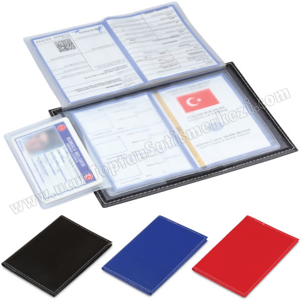 Toptan Ruhsat Kabı - Deri - 2 Parça GEC8250-A Toptan Ruhsat Kabı - Deri - 2 Parça GEC8250-A