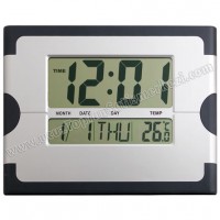 Toptan Dijital Duvar Saati Takvim ve Termometreli GDS793
