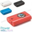 Toptan PowerBank 4400 mAh - 2 Çıkışlı - Fenerli APB3768