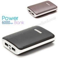 Toptan PowerBank 6000 mAh - 2 Çıkışlı - Fenerli APB3761