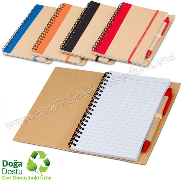 Toptan Geri Dönüşümlü Spiralli Bloknot AGD24130 Toptan Geri Dönüşümlü Spiralli Bloknot AGD24130