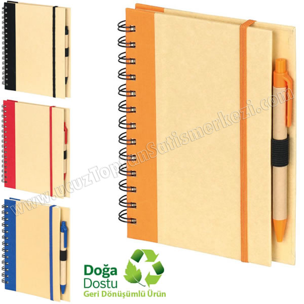 Toptan Geri Dönüşümlü Spiralli Bloknot AGD24145 Toptan Geri Dönüşümlü Spiralli Bloknot AGD24145