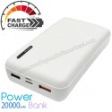 Toptan Hızlı Şarj PowerBank 20000 mAh - 2 Çıkışlı APB3801