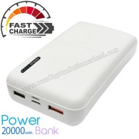 Toptan Hızlı Şarj PowerBank 20000 mAh - 2 Çıkışlı APB3801