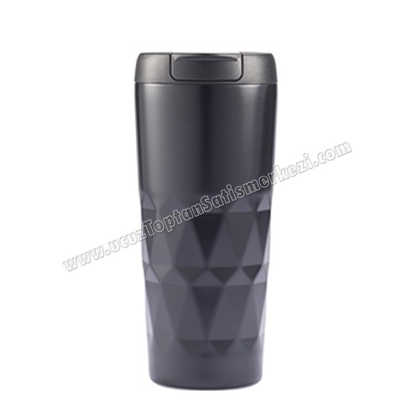 Toptan Kulpsuz Termos Bardak - Kupa - Mug 450 mL - Metal ATM21148