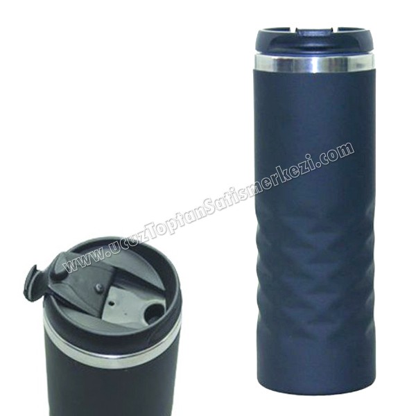 Toptan Kulpsuz Termos Bardak - Kupa - Mug 400 mL - Metal ATM21149