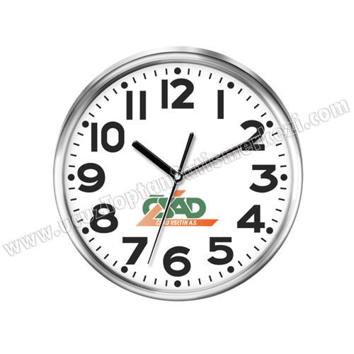 Toptan Metal Duvar Saati 30 Cm Çelik AS20106-30 Toptan Metal Duvar Saati 30 Cm Çelik AS20106-30