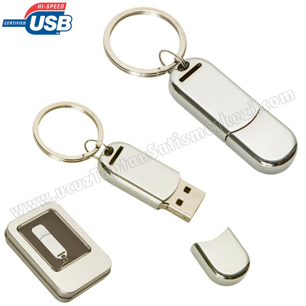 Toptan Metal Flash Bellek 8 GB - Anahtarlıklı AFB3309-8 Toptan Metal Flash Bellek 8 GB - Anahtarlıklı AFB3309-8