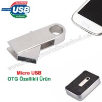 Toptan OTG Flash Bellek 8 GB - OTG Özellikli - Metal AFB3252