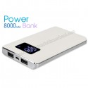 Toptan PowerBank 8000 mAh - Dijital Göstergeli - 2 Çıkışlı APB3788