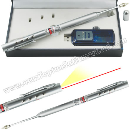 Toptan Sunum Kalemi Lazer Pointer ve Led Fener GBA3106