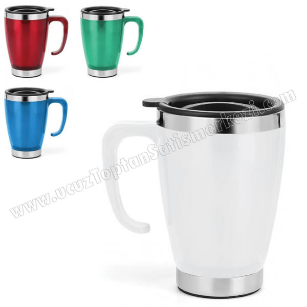 Toptan Termos Bardak - Kupa - Mug 400 mL - Metal ATM21083